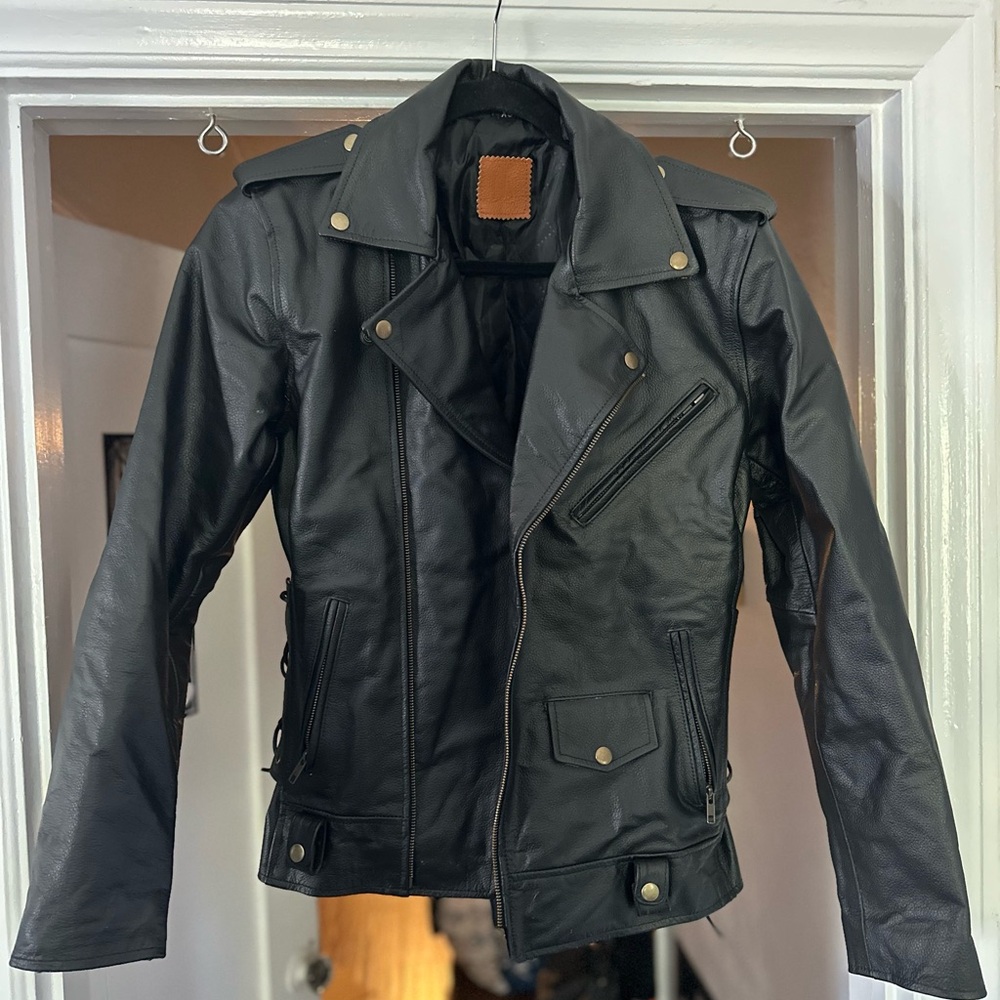 Classic Black Biker Jacket